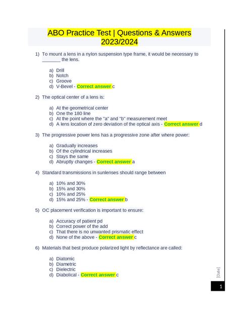 is the abo test hard|abo questions and answers.